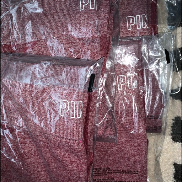 Merlot Night Seamless Leggings V.S PINK - Picture 4 of 6